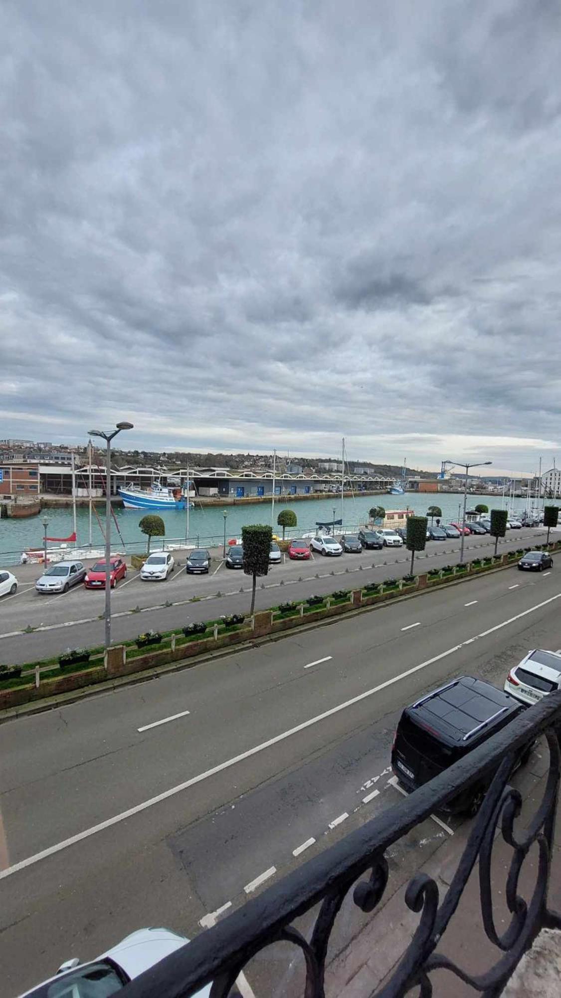 Vue Sur Le Port Studio Le Moussaillon Dieppe Extérieur photo